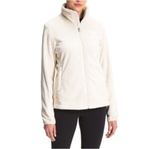 The North Face Full-Zip Fleece Women's Cream Teddy Jacket